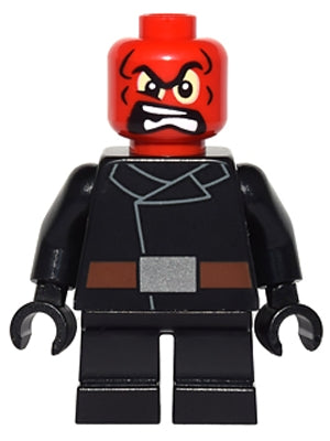 Preowned LEGO® Minifigure – Super Heroes sh0251 Red Skull sh0ort Legs