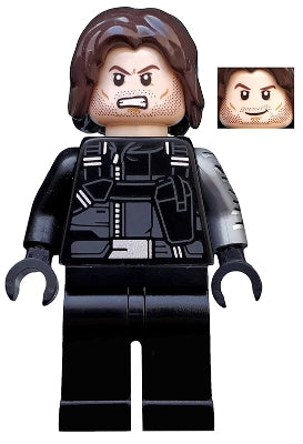 Preowned LEGO® Minifigure – Super Heroes sh0257 Winter Soldier Black Hands and Holster