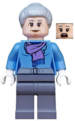 Preowned LEGO® Minifigure – Super Heroes sh0272 Aunt May Medium Lavender Scarf