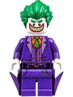 Preowned LEGO® Minifigure – Super Heroes sh0354 The Joker Long Coattails Smile w/Pointed Tee