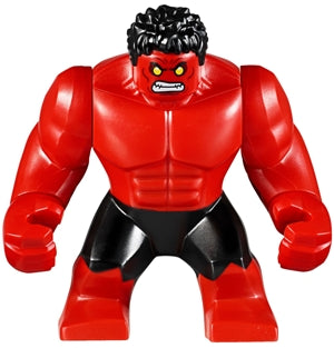 Preowned LEGO® Minifigure – Super Heroes sh0370 Red Hulk
