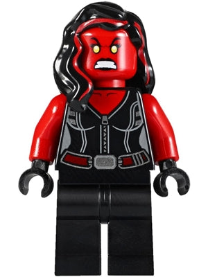 Preowned LEGO® Minifigure – Super Heroes sh0372 Red sh0e-Hulk