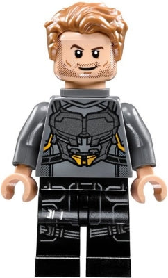 Preowned LEGO® Minifigure – Super Heroes sh0385 Star-Lord Silver Armor Jet Pack