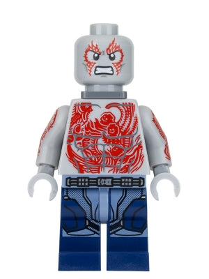 Preowned LEGO® Minifigure – Super Heroes sh0387 Drax Dark Blue Legs Jet Pack