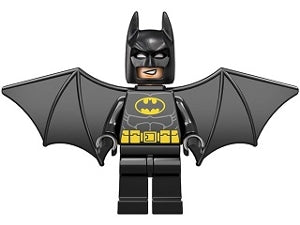 Preowned LEGO® Minifigure – Super Heroes sh0402 Batman Black Wings Black Headband
