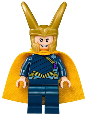Preowned LEGO® Minifigure – Super Heroes sh0411 Loki Dark Blue Outfit