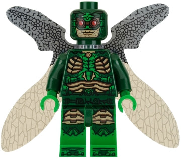 Preowned LEGO® Minifigure – Super Heroes sh0433 Parademon Dark Green Collapsed Wings