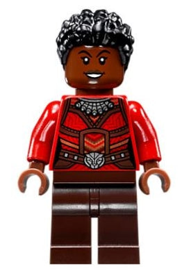 Preowned LEGO® Minifigure – Super Heroes sh0467 Nakia Red Top