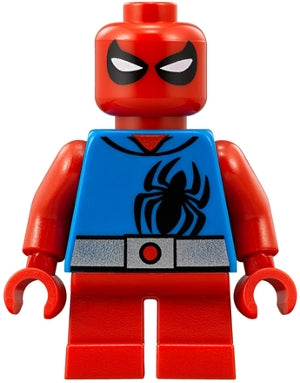 Preowned LEGO® Minifigure – Super Heroes sh0479 Scarlet Spider sh0ort Legs
