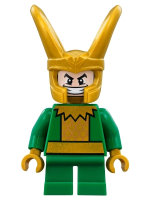 Preowned LEGO® Minifigure – Super Heroes sh0486 Loki sh0ort Legs