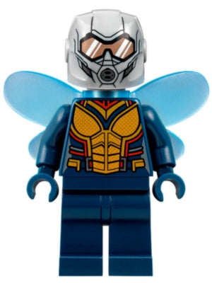 Preowned LEGO® Minifigure – Super Heroes sh0517 The Wasp (Hope van Dyne) Trans-Medium Blue W