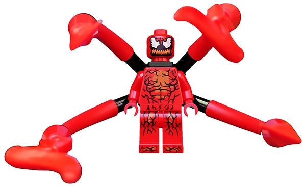 Preowned LEGO® Minifigure – Super Heroes sh0541 Carnage Long Appendages