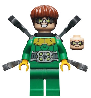 Preowned LEGO® Minifigure – Super Heroes sh0548 Dr. Octopus (Otto Octavius)/Doc Ock Green Ou