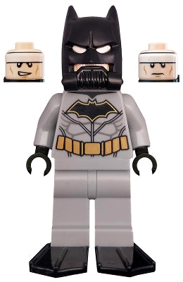 Preowned LEGO® Minifigure – Super Heroes sh0559 Batman w/Flippers and Scuba Mask