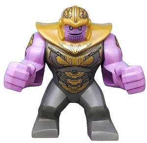 Preowned LEGO® Minifigure – Super Heroes sh0576 Thanos Large Figure Medium Lavender Arms Pri