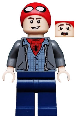 Preowned LEGO® Minifigure – Super Heroes sh0582 Peter Parker Spider-Man Cap