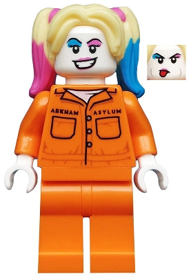 Preowned LEGO® Minifigure – Super Heroes sh0599 Harley Quinn Prison Jumpsuit
