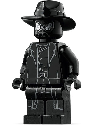 Preowned LEGO® Minifigure – Super Heroes sh0614a Spider-Man Noir sh0irt Tail
