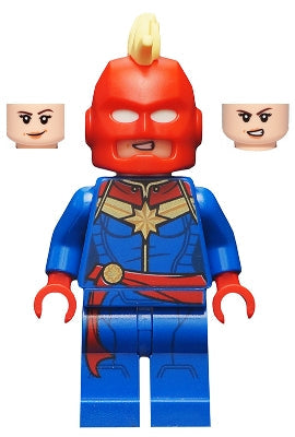 Preowned LEGO® Minifigure – Super Heroes sh0641 Captain Marvel Helmet