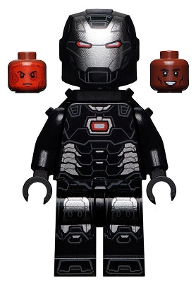 Preowned LEGO® Minifigure – Super Heroes sh0646 War Machine Black and Silver Armor w/Neck Br