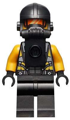 Preowned LEGO® Minifigure – Super Heroes sh0653 AIM Agent Neck Bracket on Front