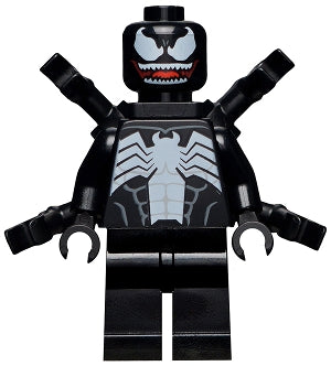 Preowned LEGO® Minifigure – Super Heroes sh0664 Venom Teeth Parted 4 Back Appendages Small