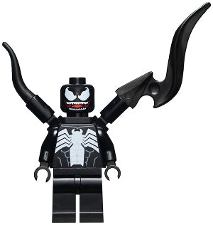Preowned LEGO® Minifigure – Super Heroes sh0690 Venom Teeth Parted 2 Back Appendages