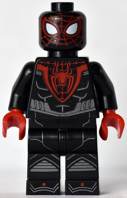 Preowned LEGO® Minifigure – Super Heroes sh0694 Spider-Man (Miles Morales) Classic Suit (Son
