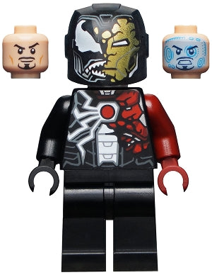 Preowned LEGO® Minifigure – Super Heroes sh0697 Iron Venom Headgear Partially Transformed