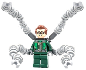 Preowned LEGO® Minifigure – Super Heroes sh0727 Dr. Octopus (Otto Octavius)/Doc Ock Dark Gre