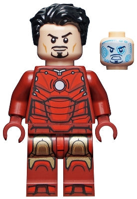 Preowned LEGO® Minifigure – Super Heroes sh0739 Iron Man Mark 3 Armor Hair