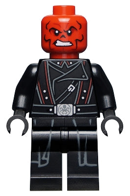Preowned LEGO® Minifigure – Super Heroes sh0750 Red Skull Printed Legs