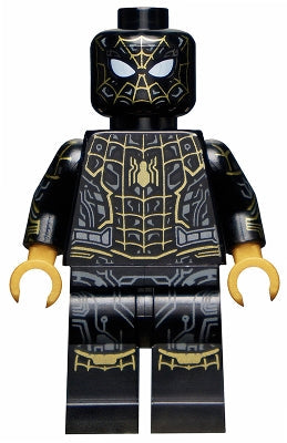 Preowned LEGO® Minifigure – Super Heroes sh0774 Spider-Man Black and Gold Suit
