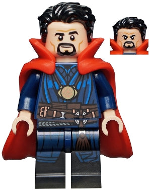 Preowned LEGO® Minifigure – Super Heroes sh0777 Doctor Strange Necklace Rubber Cape