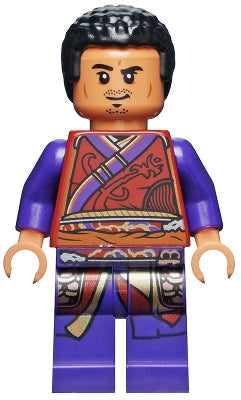 Preowned LEGO® Minifigure – Super Heroes sh0793 Wong Dark Red Robe Dark Purple Legs