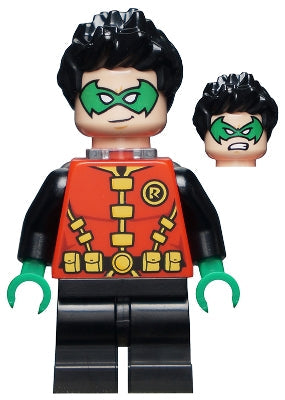 Preowned LEGO® Minifigure – Super Heroes sh0822 Robin Neck Bracket