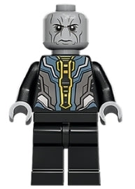 Preowned LEGO® Minifigure – Super Heroes sh0827 Ebony Maw Light Bluish0 Gray Head