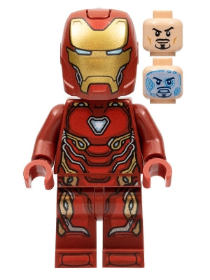 Preowned LEGO® Minifigure – Super Heroes sh0828 Iron Man Mark 50 Armor Large Helmet Visor