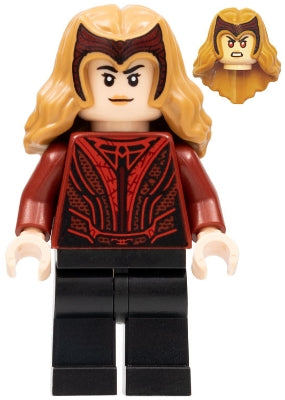 Preowned LEGO® Minifigure – Super Heroes sh0831 The Scarlet Witch (Wanda Maximoff) Plain Bla