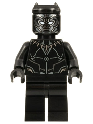 Preowned LEGO® Minifigure – Super Heroes sh0839 Black Panther Claw Necklace White Eyes