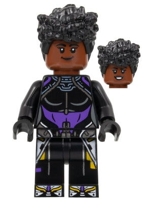 Preowned LEGO® Minifigure – Super Heroes sh0843 sh0uri Black and Dark Purple Top