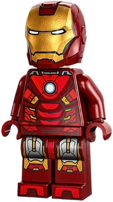 Preowned LEGO® Minifigure – Super Heroes sh0853 Iron Man Mark 7 Armor Large Helmet Visor