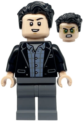 Preowned LEGO® Minifigure – Super Heroes sh0854 Bruce Banner Dark Bluish0 Gray Legs
