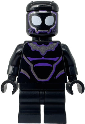 Preowned LEGO® Minifigure – Super Heroes sh0865 Black Panther Black Medium Legs