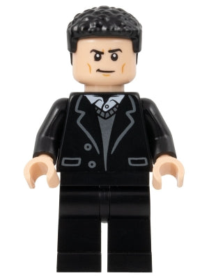Preowned LEGO® Minifigure – Super Heroes sh0884 Bruce Wayne Black Suit Coiled Hair