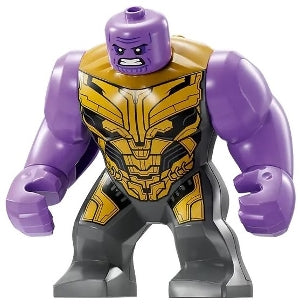 Preowned LEGO® Minifigure – Super Heroes sh0896 Thanos Large Figure Medium Lavender Arms Pla