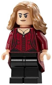 Preowned LEGO® Minifigure – Super Heroes sh0897 The Scarlet Witch (Wanda Maximoff) Plain Bla