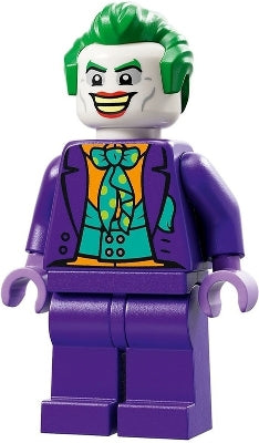 Preowned LEGO® Minifigure – Super Heroes sh0901 The Joker Dark Turquoise Bow Tie Plain Legs