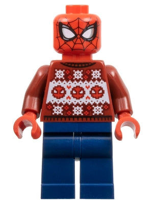 Preowned LEGO® Minifigure – Super Heroes sh0905 Spider-Man Christmas Sweater