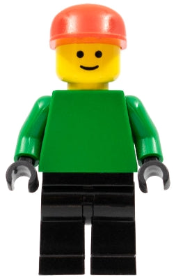 Preowned LEGO® Minifigure – Sports soc011 Soccer Player Red/White Team Goalie